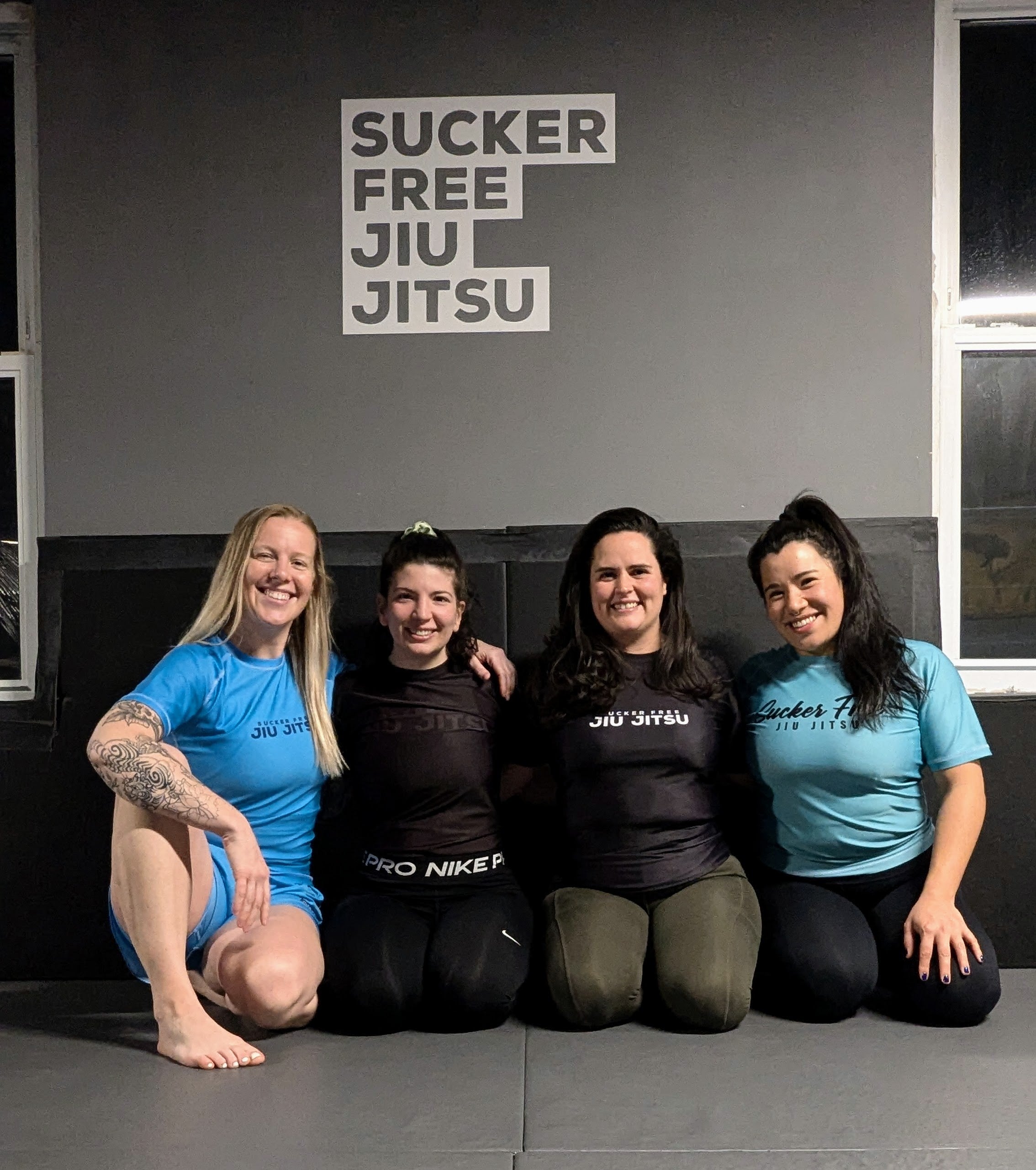 Sucker Free offers a class exclusively for women. It's an all-levels class, focused on nogi training but we will put on a gi from time to time! Come train, ladies!