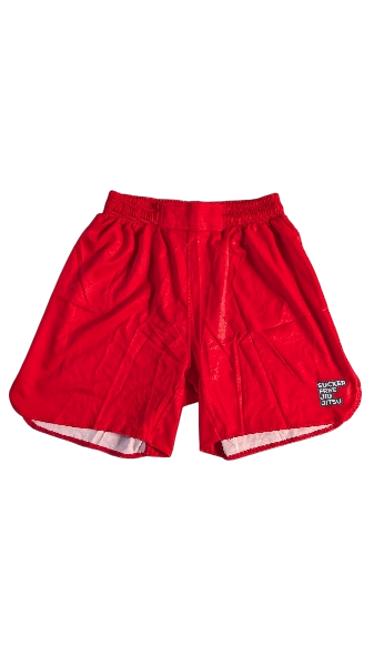 Sucker Free Grappling Shorts RED - Unlined