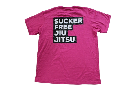 Sucker Free Retro Tee in Fuschia