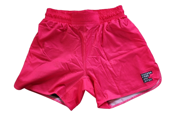 Sucker Free Grappling Shorts in Fuchsia (Lined)