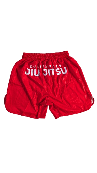 Sucker Free Grappling Shorts RED - Unlined
